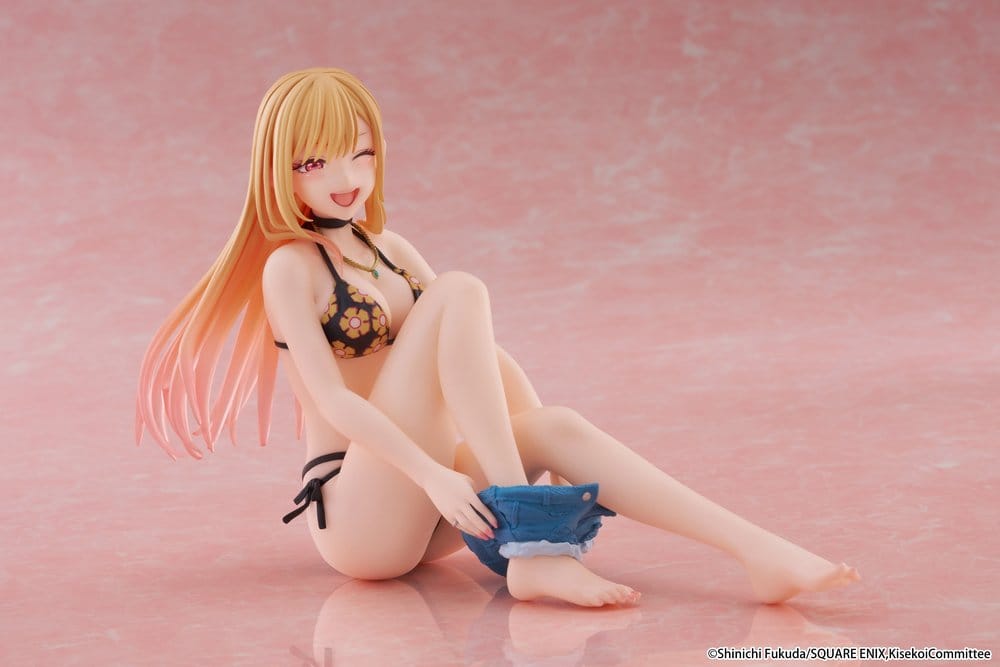 My Dress-Up Darling Desktop Cute PVC Figur Marin Kitagawa (Measured Swimsuit Ver.) Reissue 13 cm Image 12