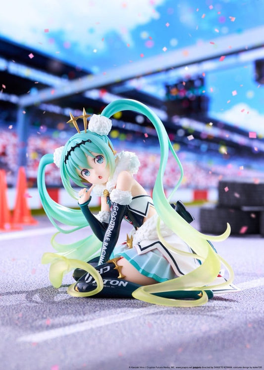 Hatsune Miku Taito Kuji PVC Figur Racing Miku 2018 Ver. Round 8 13 cm Image 2
