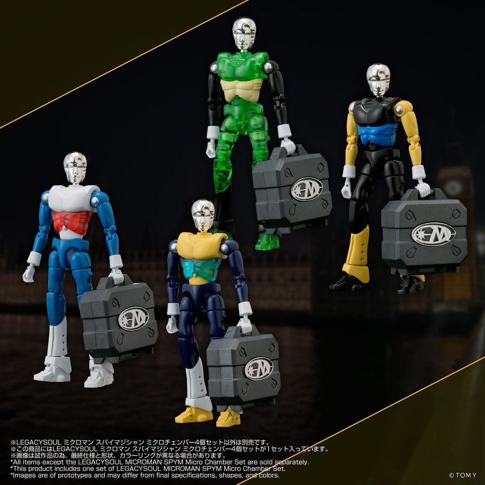 Microman Legacysoul Zubehör Set für Actionfiguren SPYM Micro Chamber Set Image 4