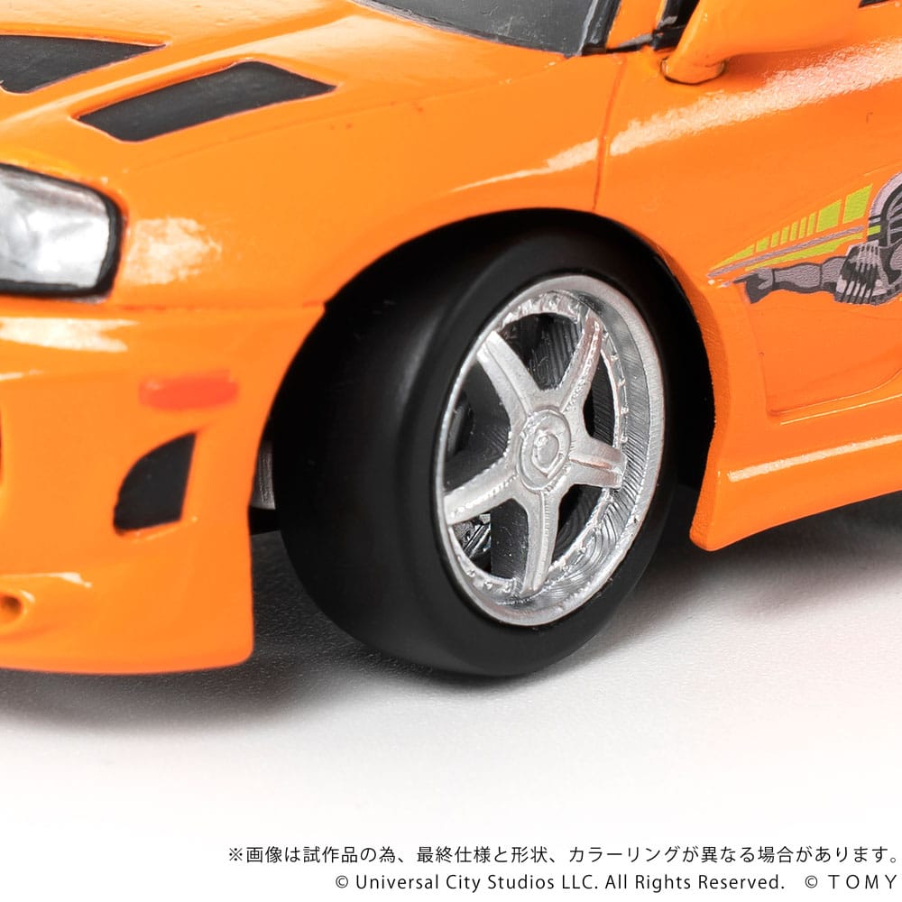 Fast & Furious Q-Village Fahrzeug mit Minifigur Toyota Supra JZA80 9 cm Image 6