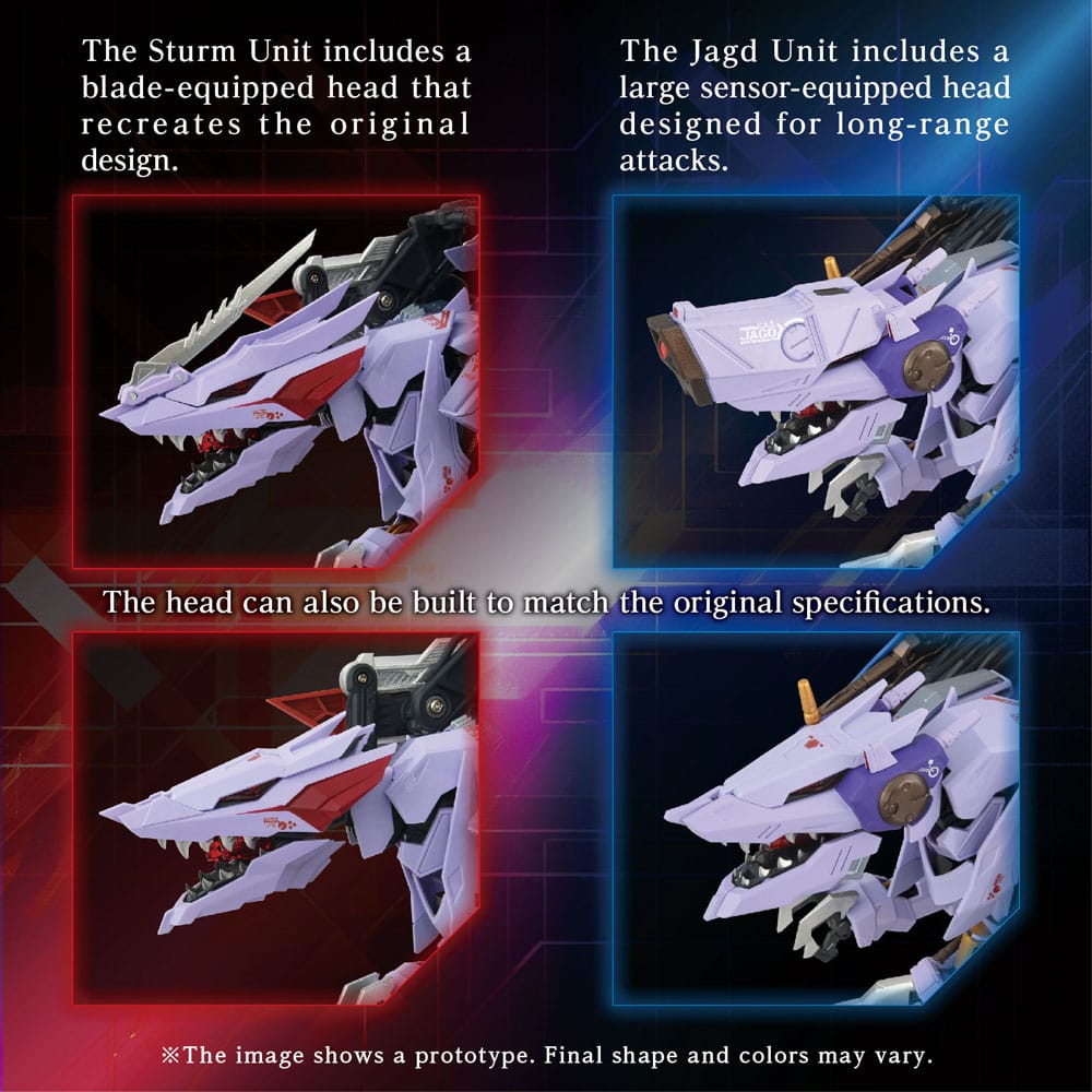 Zoids Model Kit Zubehör-Set AM-Z01CP Berserk Fury Sturm & Jagd Unit Image 9