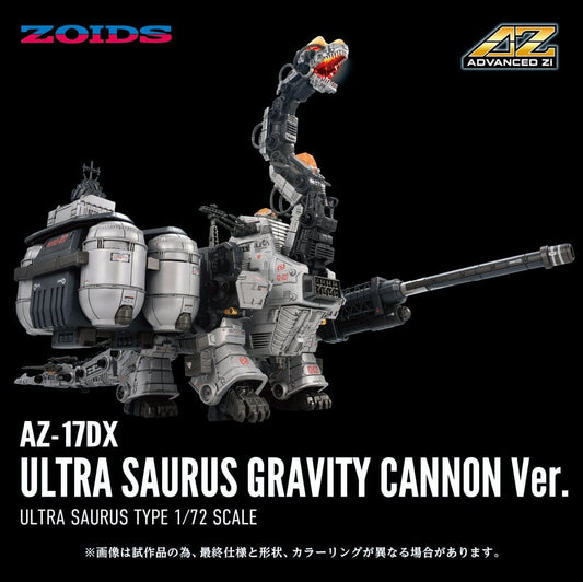 Zoids Plastic Model Kit 1/72 AZ-17DX Ultra Saurus Gravity Cannon Deluxe Version 58 cm Image 2