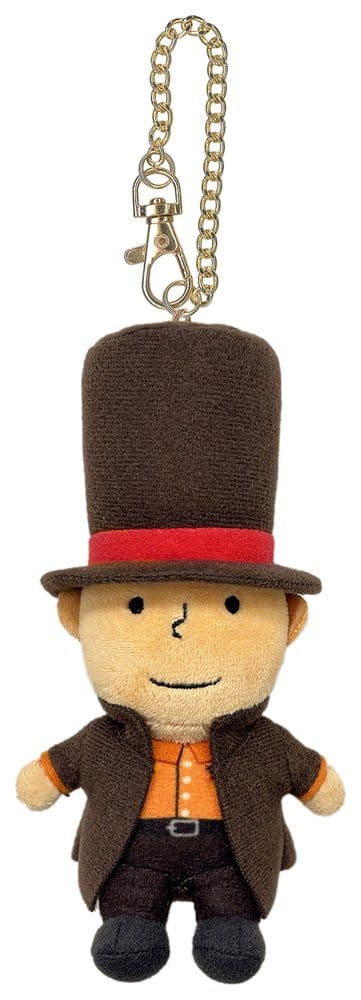 Professor Layton und die Neue Welt des Dampfes Plüsch-Schlüsselanhänger Metall 16 cm Image