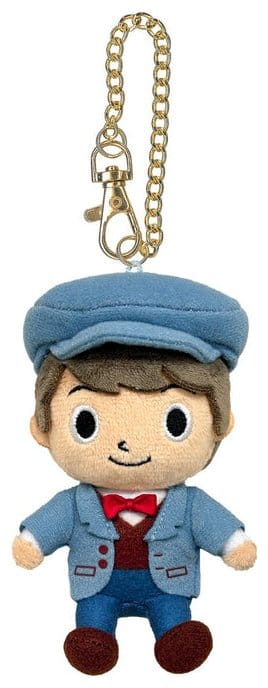 Professor Layton und die Neue Welt des Dampfes Plüsch-Schlüsselanhänger Luke Metall 11 cm Image
