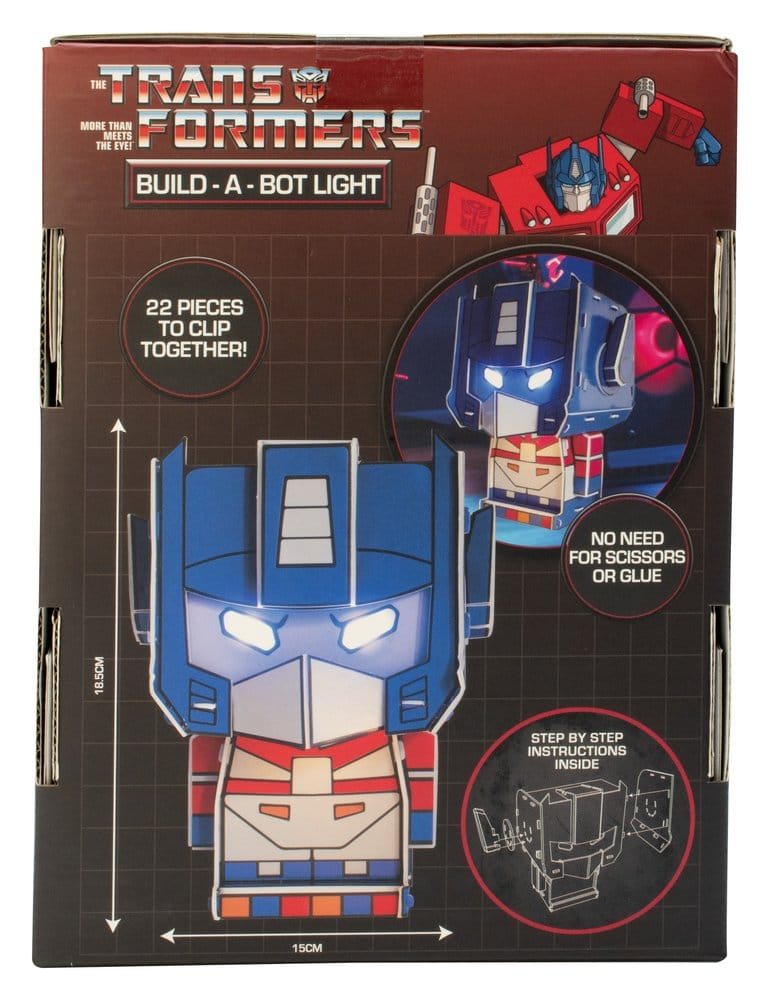 Transformers Selbstbaulampe Optimus Prime Image 4