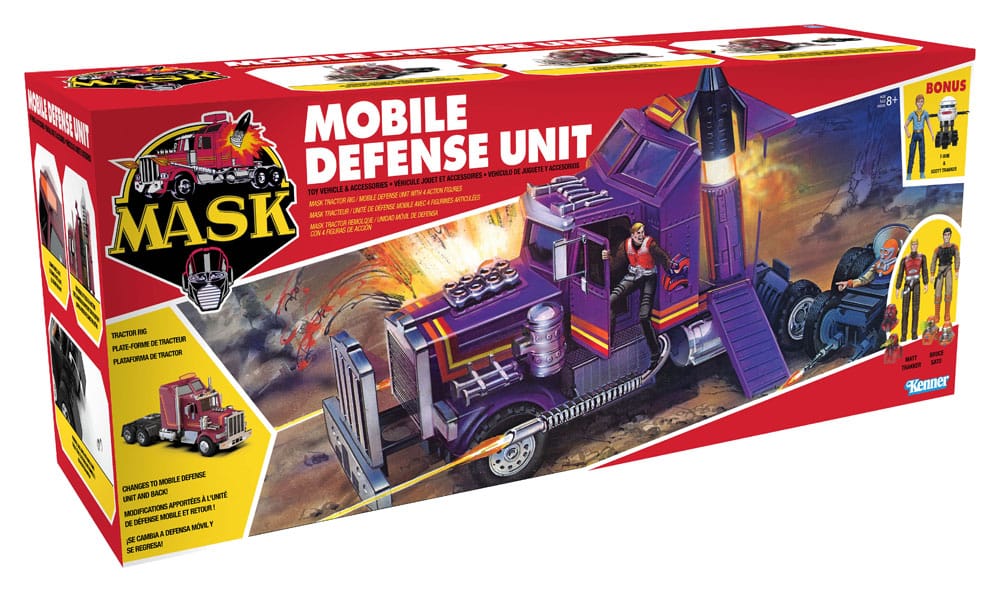 M.A.S.K. Wave 1 Fahrzeug Mobile Defense Unit Limited Edition Image 8