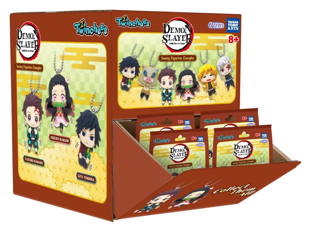 Demon Slayer: Kimetsu no Yaiba Swing Danglers Schlüsselanhänger 3 cm Mystery Capsule Display (24) Image 9