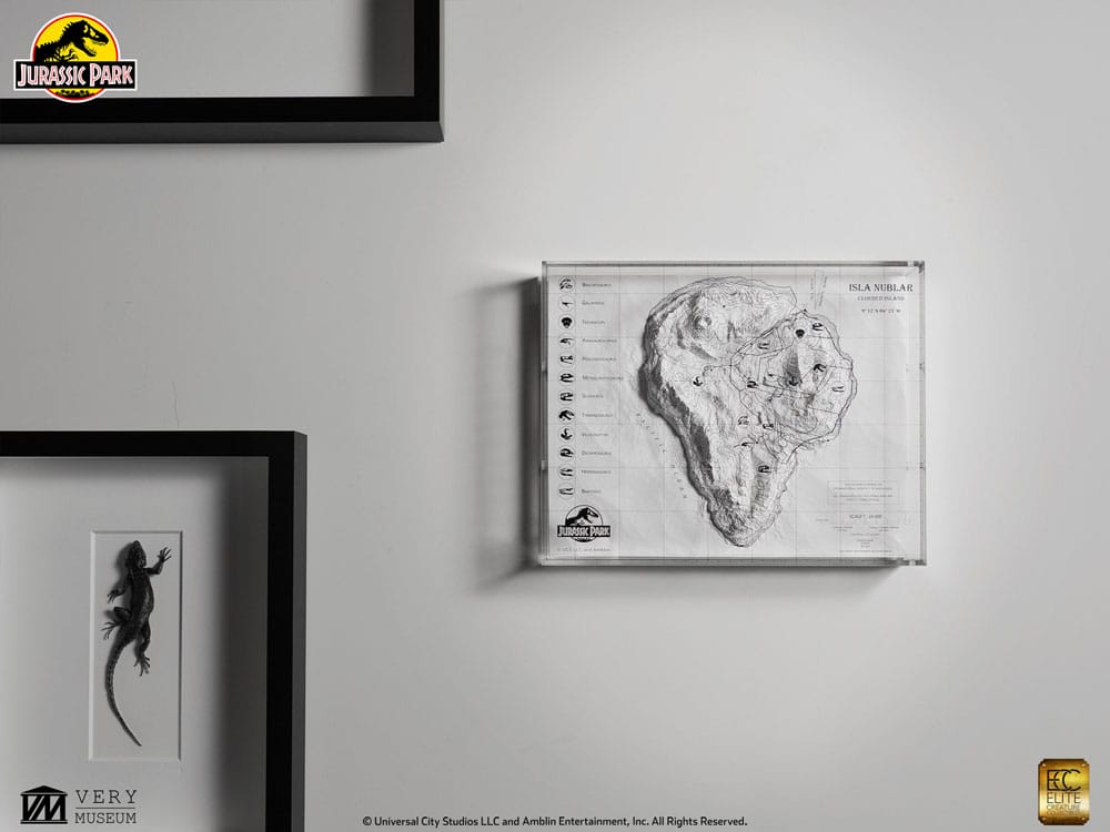 Jurassic Park Topographische Karte Isla Nublar Image 13