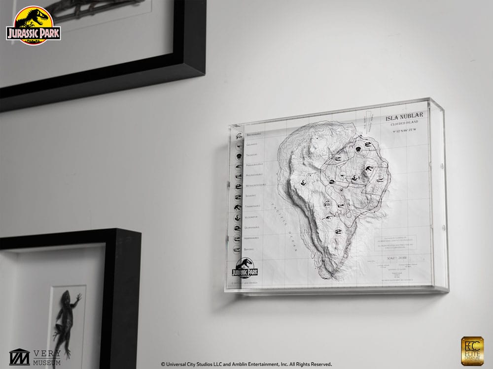 Jurassic Park Topographische Karte Isla Nublar Image 14