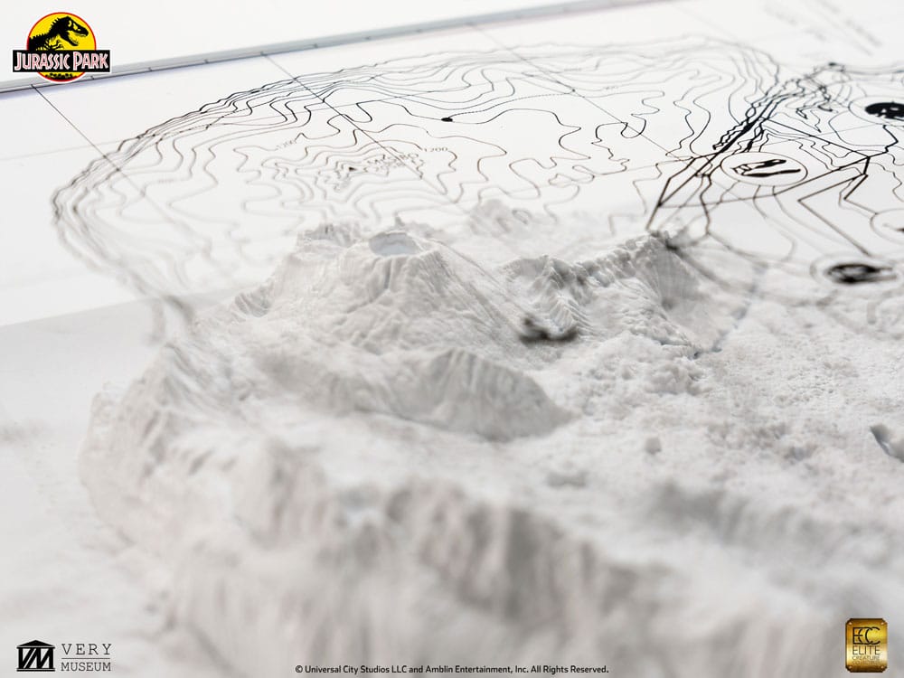 Jurassic Park Topographische Karte Isla Nublar Image 16