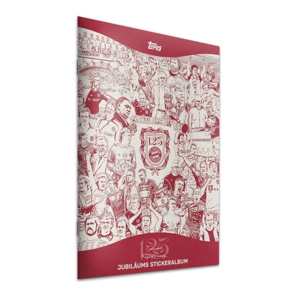125 Jahre FC Bayern München Sticker Sammelalbum *Deutsche Version* Image