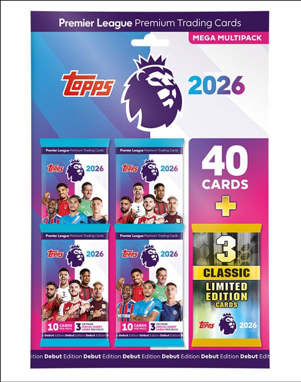 Premier League 2025/26 Trading Cards Mega Multipack Image