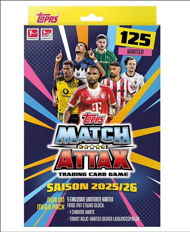 Bundesliga Match Attax Trading Cards 2025/26 Mega Pack Image