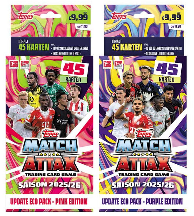 Bundesliga Match Attax Trading Cards 2025/26 Update Eco Pack Image