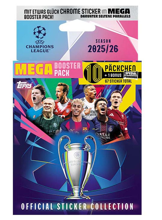 UEFA Champions League 2025/26 Sticker Collection Mega Eco Pack Image