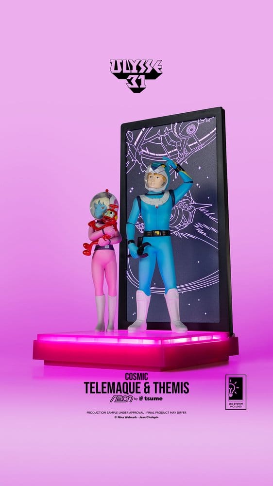 Ulysse 31 Neon Figur 1/9 Telemachus & Themis Cosmic Version 20 cm Image 9