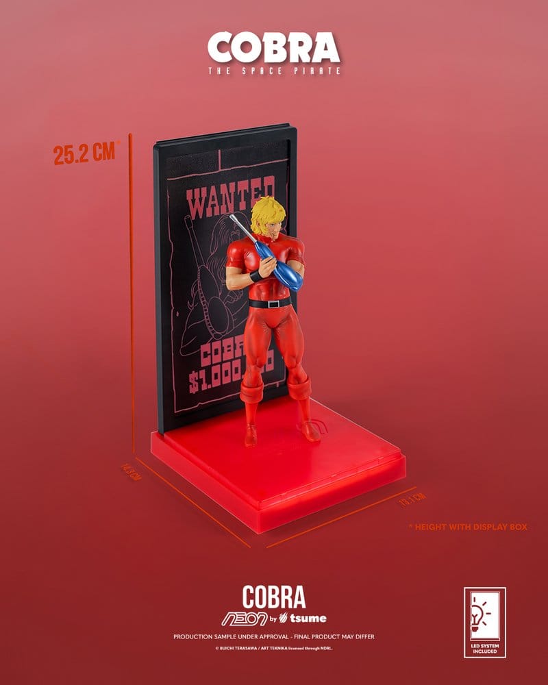 Cobra Neon Figur 1/9 Cobra The Space Pirate 20 cm Image 10