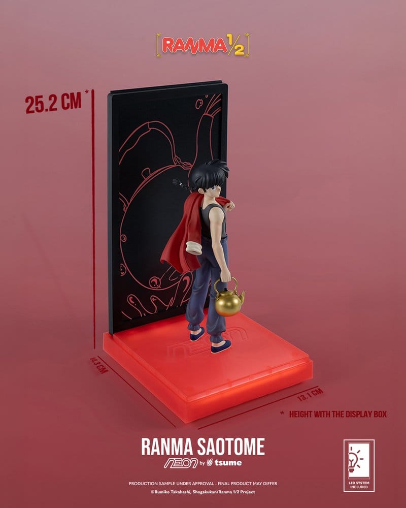 Ranma Neon Figur 1/9 Ranma Saotome Boy 20 cm Image 11