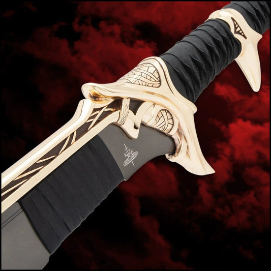 Kit Rae Swords of the Ancients Replik Savathos-Mithrodin Kriegsschwert Gold Version 111 cm Image 2