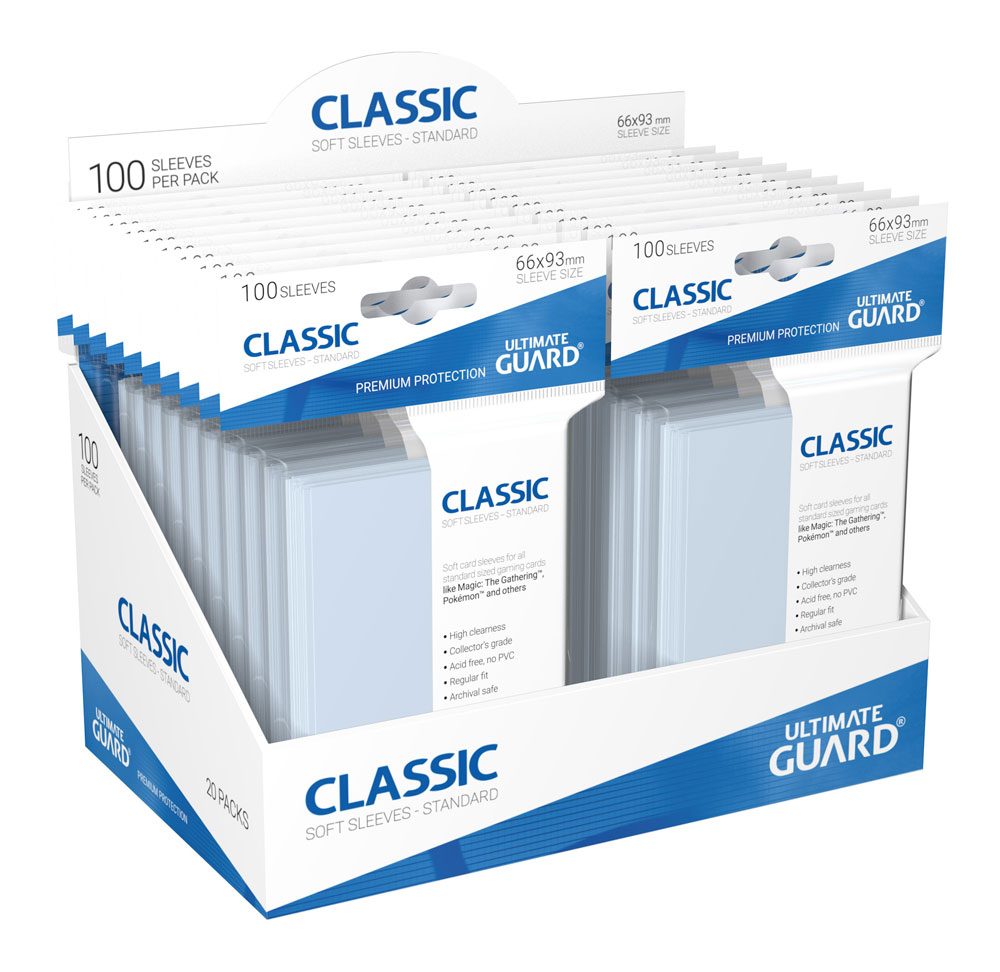 Ultimate Guard Classic Soft Sleeves Standardgröße Transparent (100) Image 4