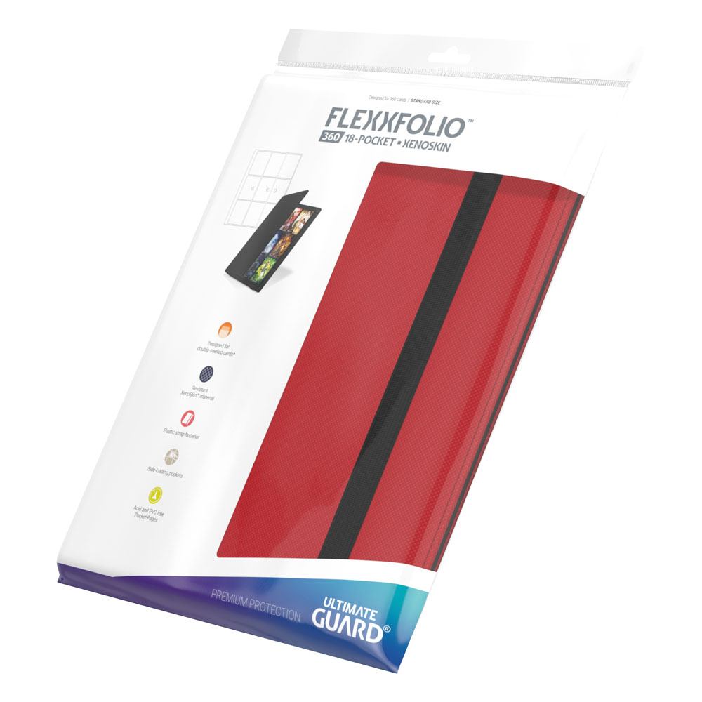 Ultimate Guard Flexxfolio 360 18-Pocket Xenoskin - Red Image 8