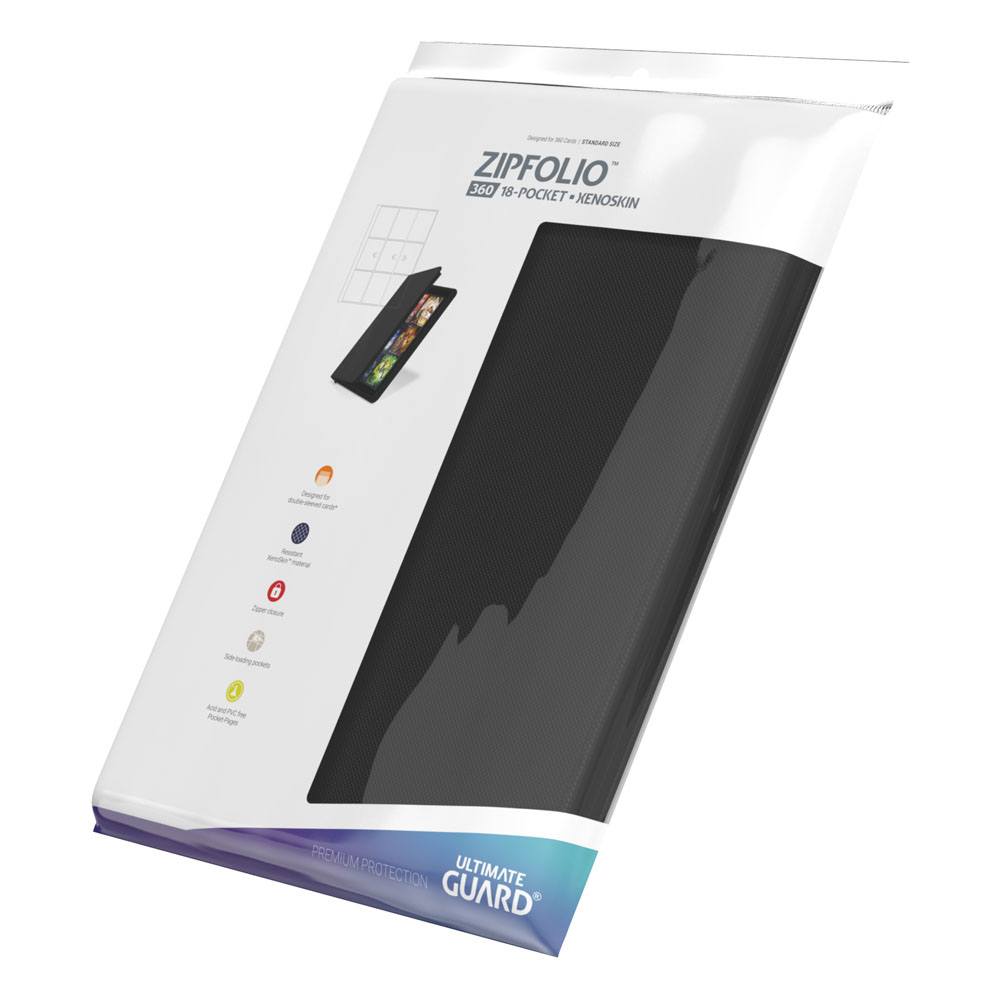 Ultimate Guard Zipfolio 360 18-Pocket Xenoskin - Black Image 8