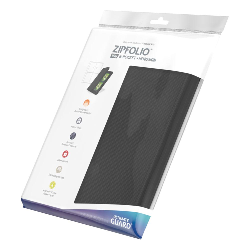 Ultimate Guard Zipfolio 160 8-Pocket Xenoskin - Black Image 8
