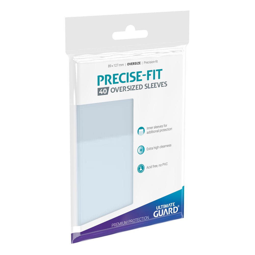 Ultimate Guard Precise-Fit Sleeves Oversized Transparent (40) Image 1