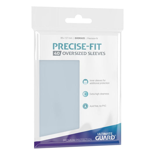 Ultimate Guard Precise-Fit Sleeves Oversized Transparent (40) Image 2