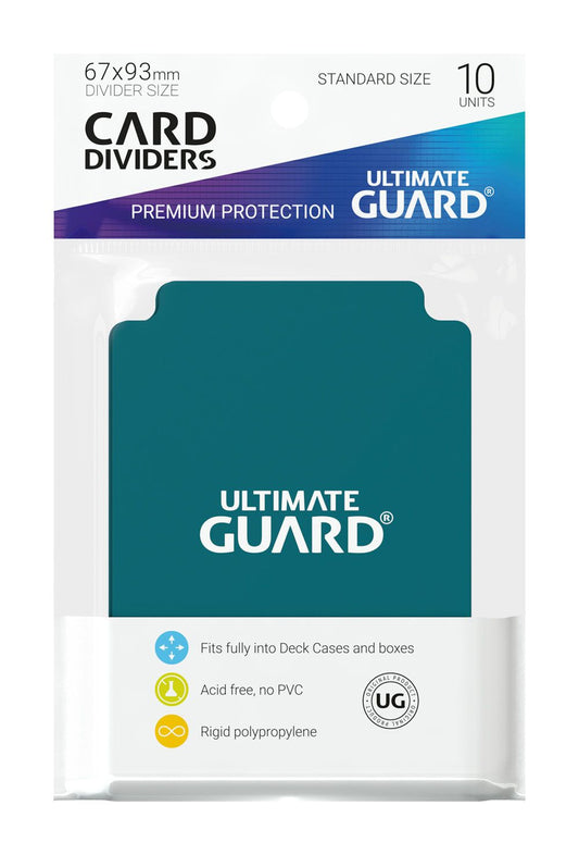Ultimate Guard Card Dividers Standard Size (10) - Petrol Image 2