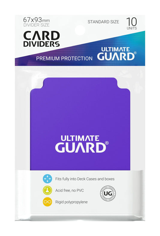 Ultimate Guard Card Dividers Standard Size (10) - Purple Image 2