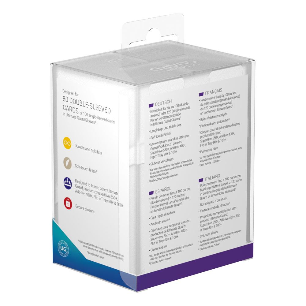 Ultimate Guard Boulder Deck Case 80+ Standardgröße Frosted Image 8