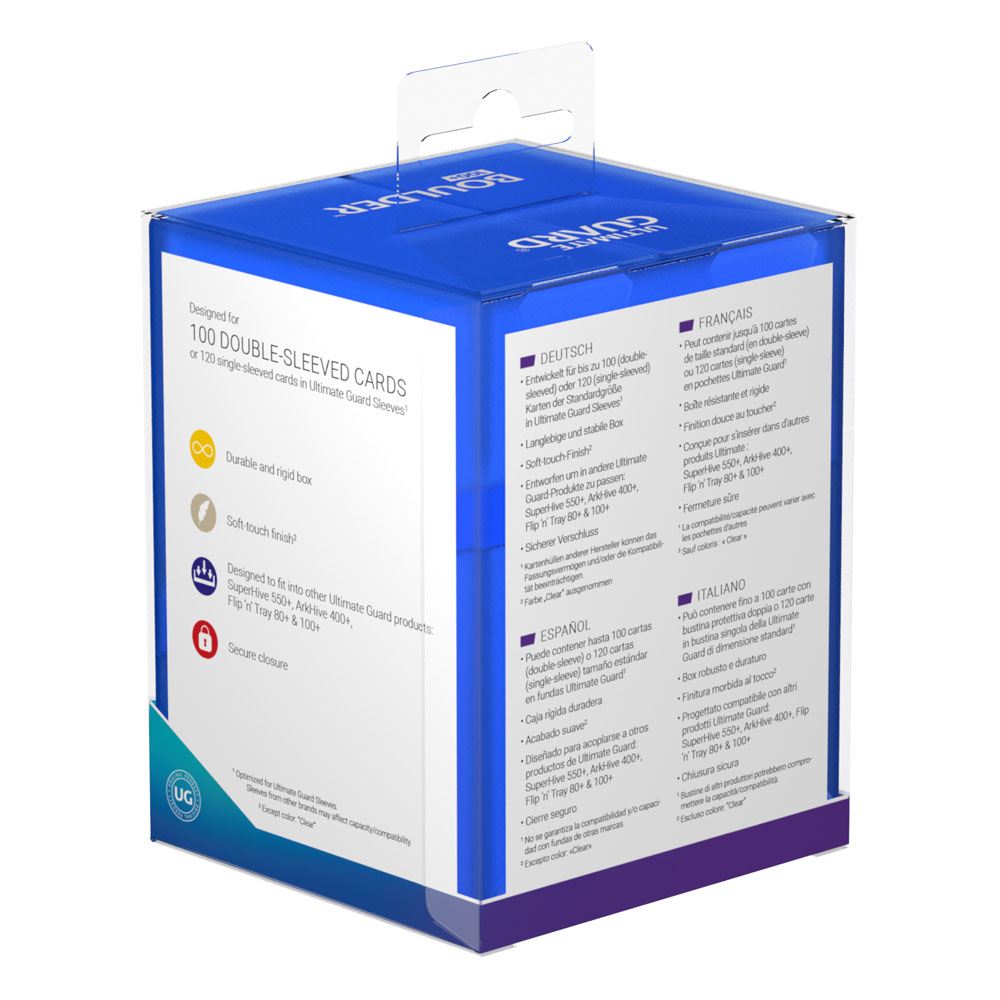 Ultimate Guard Boulder Deck Case 100+ Standardgröße Sapphire Image 8