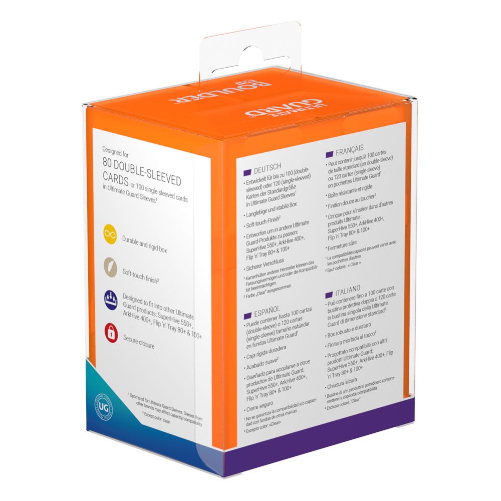 Ultimate Guard Boulder Deck Case 80+ Standardgröße Poppy Topaz Image 8
