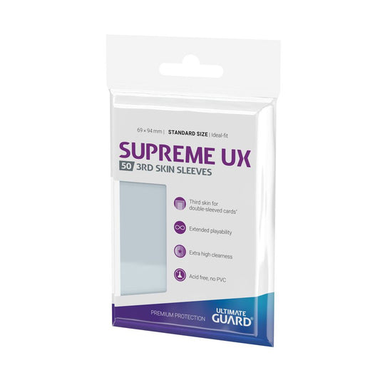 Ultimate Guard Supreme UX 3rd Skin Sleeves Standardgröße Transparent (50) Image 2