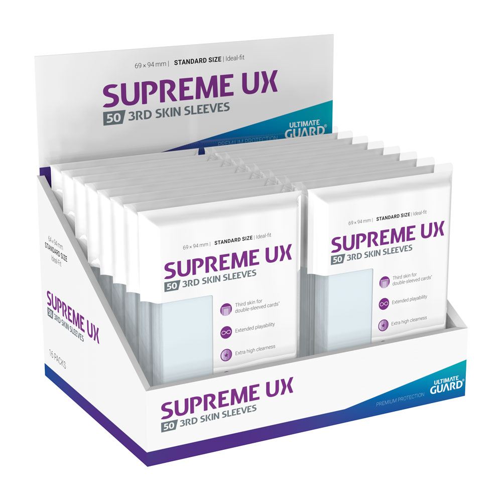 Ultimate Guard Supreme UX 3rd Skin Sleeves Standardgröße Transparent (50) Image 5