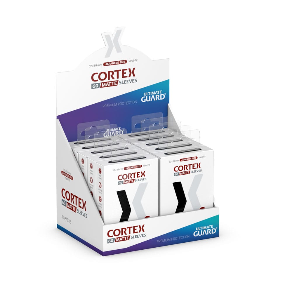 Ultimate Guard Cortex Sleeves Matte Japanese Size (60) - Black Image 5
