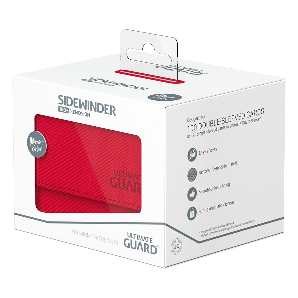Ultimate Guard Sidewinder 100+ XenoSkin Monocolor Rot Image 7