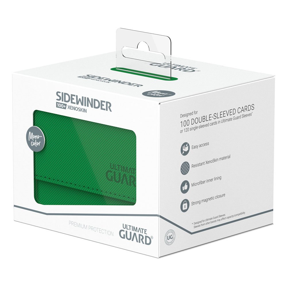 Ultimate Guard Sidewinder 100+ XenoSkin Monocolor Grün Image 7