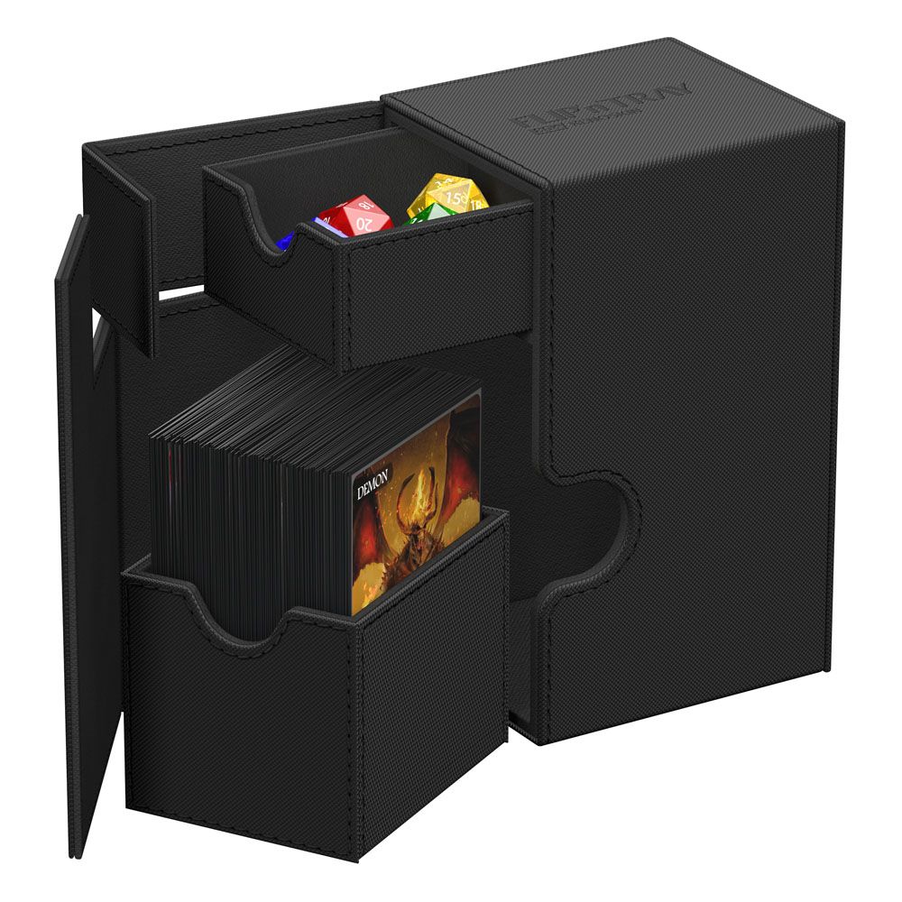 Ultimate Guard Flip`n`Tray 80+ XenoSkin Monocolor Schwarz Image 5