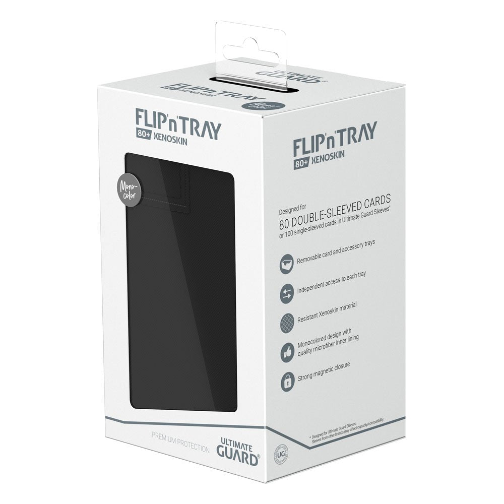 Ultimate Guard Flip`n`Tray 80+ XenoSkin Monocolor Schwarz Image 8