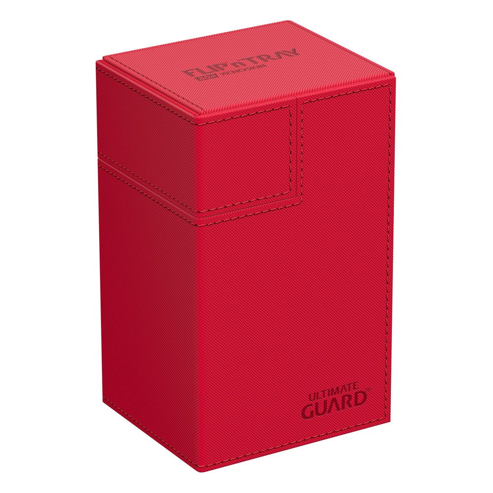 Ultimate Guard Flip`n`Tray 80+ XenoSkin Monocolor Rot Image 1
