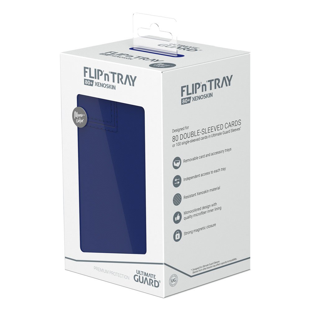 Ultimate Guard Flip'n'Tray 80+ Xenoskin - Blue Image 8
