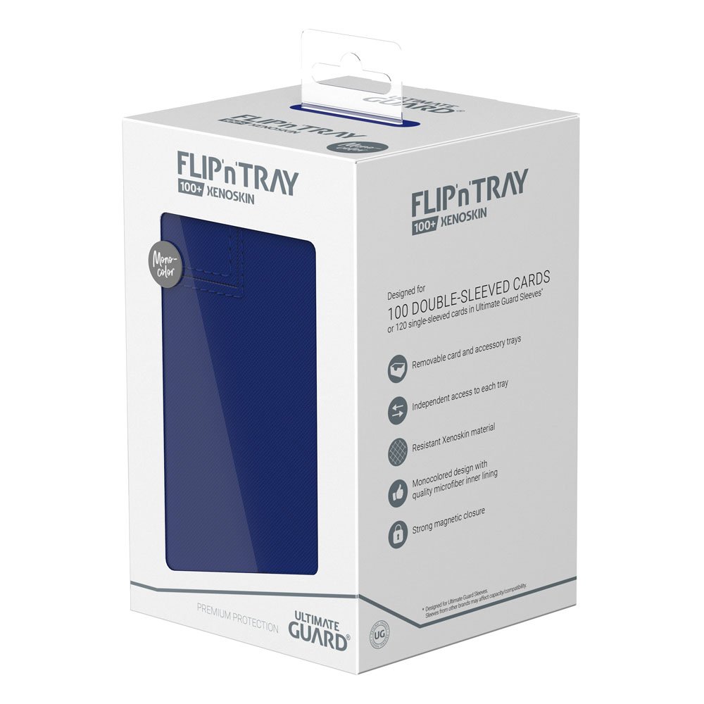 Ultimate Guard Flip`n`Tray 100+ XenoSkin Monocolor Blau Image 8