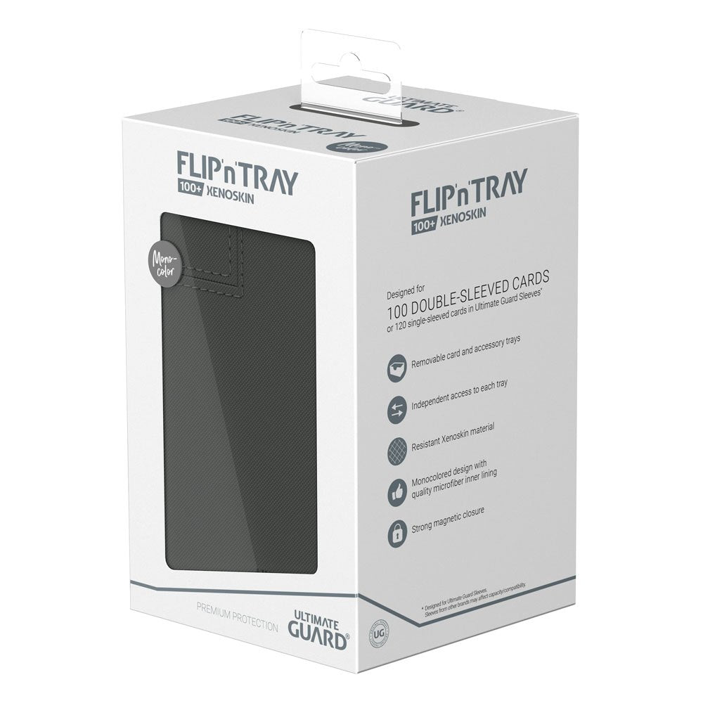 Ultimate Guard Flip`n`Tray 100+ XenoSkin Monocolor Grau Image 8