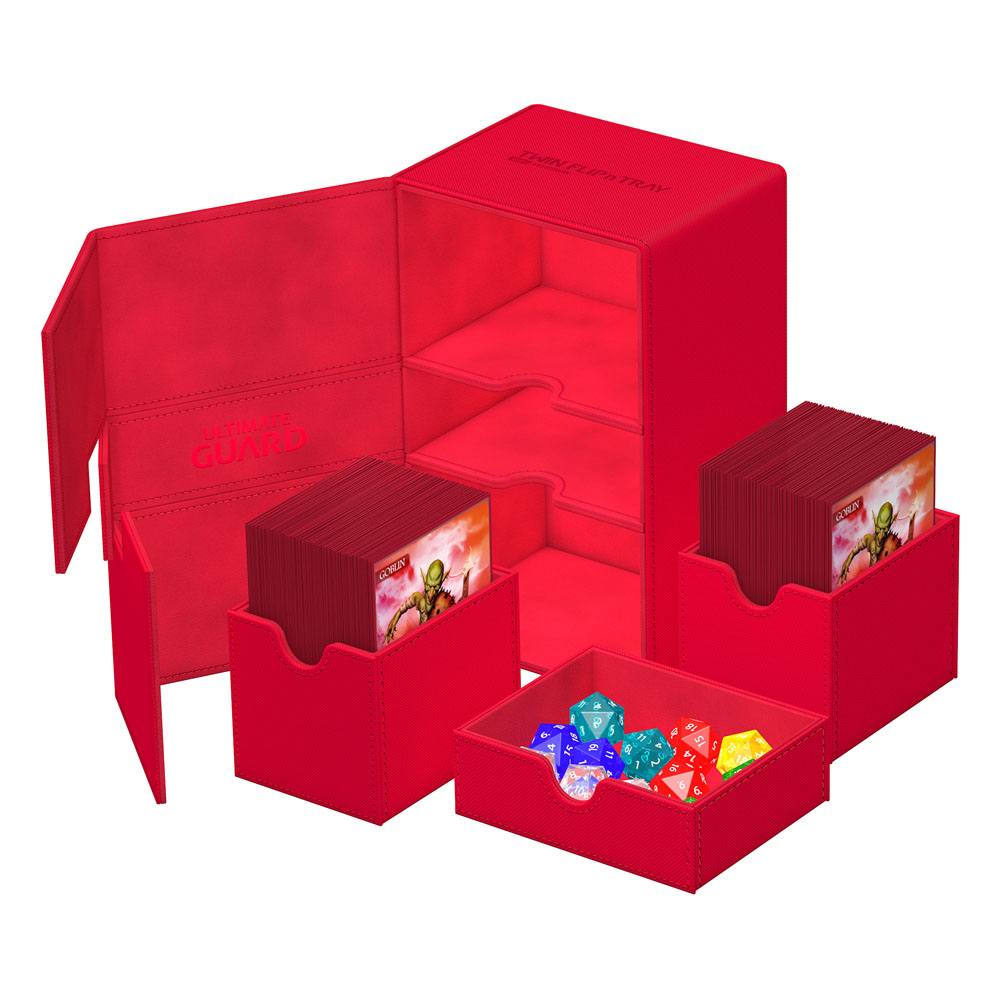 Ultimate Guard Twin Flip`n`Tray 160+ XenoSkin Monocolor Rot Image 6