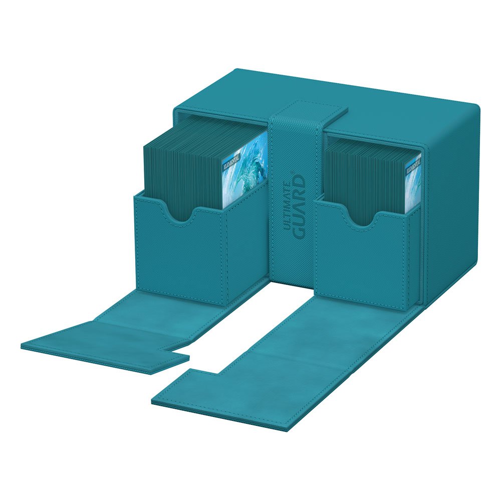 Ultimate Guard Twin Flip`n`Tray 160+ XenoSkin Monocolor Petrolblau Image 7