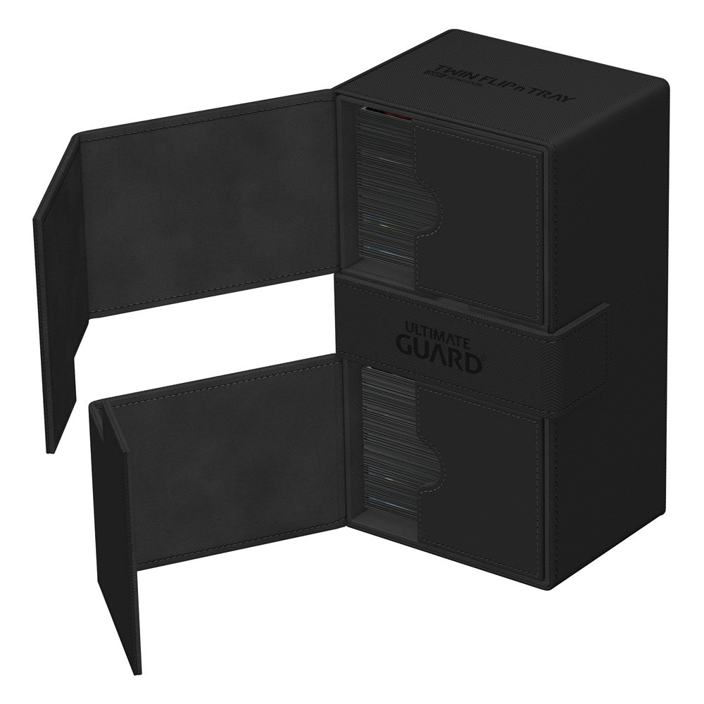 Ultimate Guard Twin Flip`n`Tray 200+ XenoSkin Monocolor Schwarz Image 4