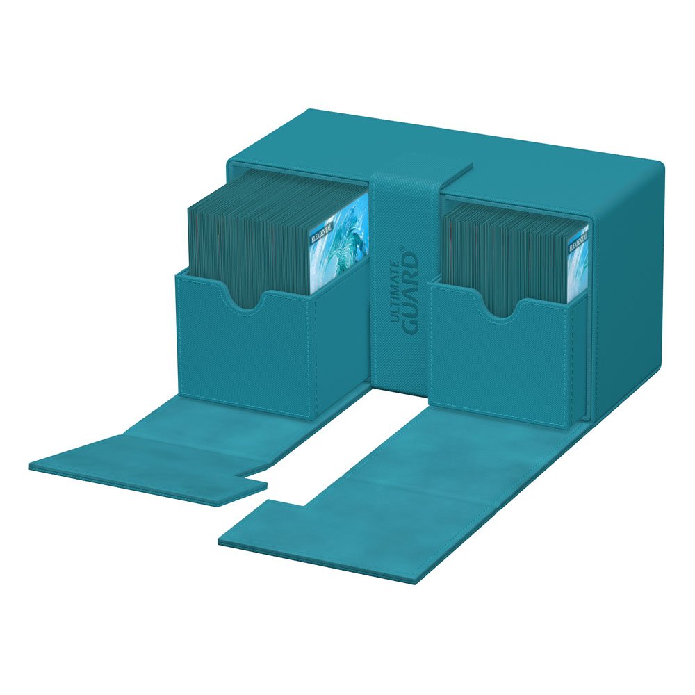 Ultimate Guard Twin Flip`n`Tray 200+ XenoSkin Monocolor Petrolblau Image 7