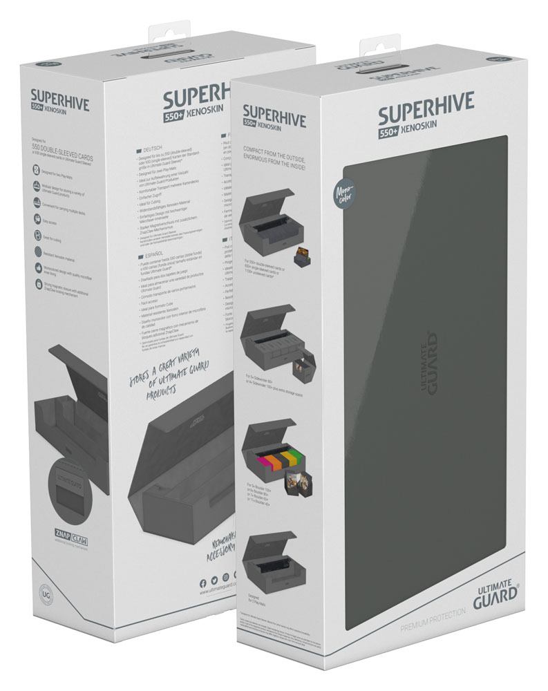 Ultimate Guard Superhive 550+ XenoSkin Monocolor Grau Image 20